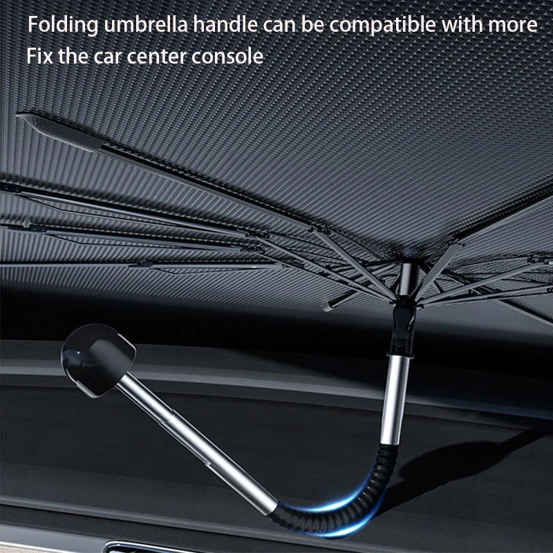 For Tesla Model 3 Y highland 2024 Car Sunshade Umbrella Foldable Front Sunscreen Heat Insulation Front Parasol Car Accessorie